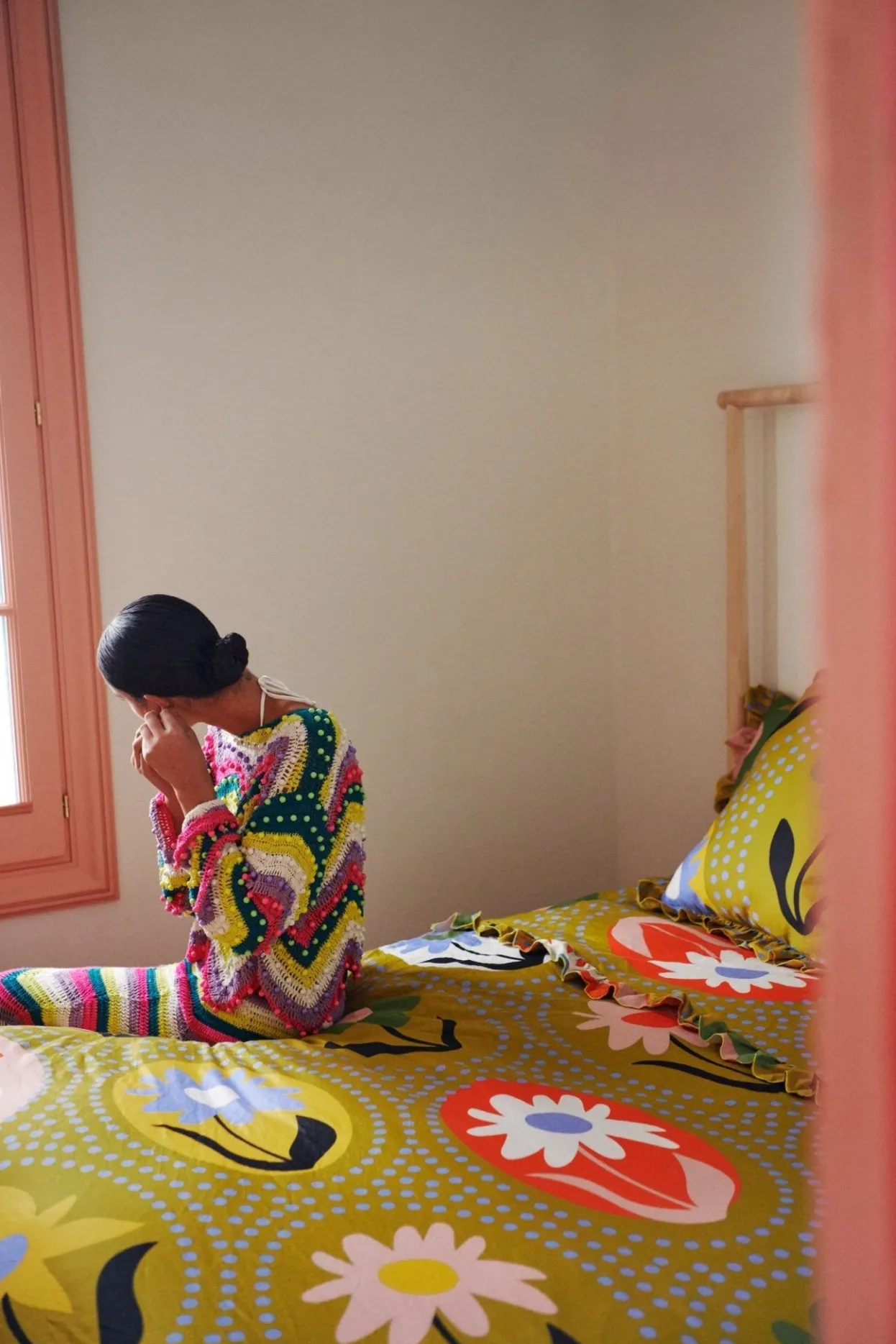 Homeware | Celia B Green Iris Bedding Set